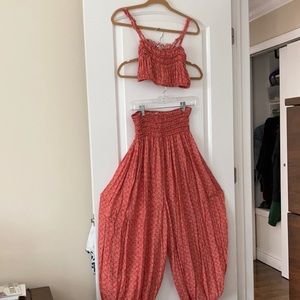 ISO this free people harem two piece set